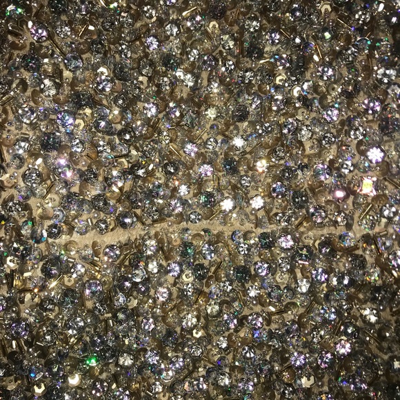 JOVANI BLUSH + CHAMPAGNE BALLGOWN - Picture 3 of 8